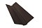 Планка ендовы верхней фигурной 100x100 0,5 GreenCoat Pural RR 32 (8019)