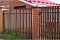 Штакетник М-образный B фигурный 0,45 Print Twincolor Golden Wood