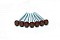 Саморезы 4,8х70 RAL 8017 (GL PRO)