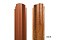 Штакетник П-образный А 0,45 Print Twincolor Coffee Wood