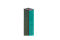 Столб 62х55х1,4х3000 RAL 6005 5 отверстий (2,03/2,43)