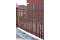 Штакетник Круглый 0,45 PE RAL 8017 шоколад