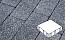 Плитка тротуарная Готика, Granite FINO, Квадрат, Суховязкий, 300*300*60 мм