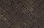 Клинкерная тротуарная брусчатка Penter Nero wasserstrich tumbled, 200*50*85 мм