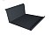 Планка примыкания нижняя 20х122х260х15 0,5 GreenCoat Pural с пленкой RR 23 темно-серый (RAL 7024 мокрый асфальт)