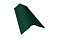 Планка конька фигурного 100x100 0,45 PE-Double RAL 6005 зеленый мох
