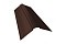 Планка конька фигурного 150x150 0,5 Satin Мatt RAL 8017 шоколад