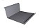 Планка примыкания нижняя 20х122х260х15 0,5 Satin с пленкой RAL 7004 сигнальный серый