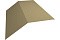 Планка конька плоского 145х145 0,45 PE с пленкой RAL 1014 слоновая кость