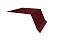 Планка капельник100х55 0,45 Drap RAL 3005 красное вино