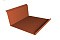 Планка примыкания нижняя 20х122х260х15 0,5 Satin с пленкой RAL 8004 терракота