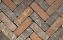 Клинкерная тротуарная брусчатка Penter Zenneton mix wasserstrich tumbled, 200*65*65 мм